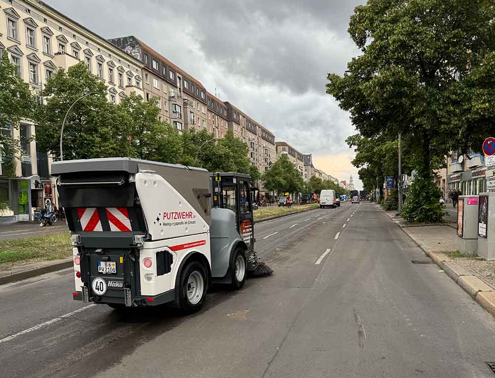 Moderner Fuhrpark für Straßenreinigung der Putzwehr GmbH